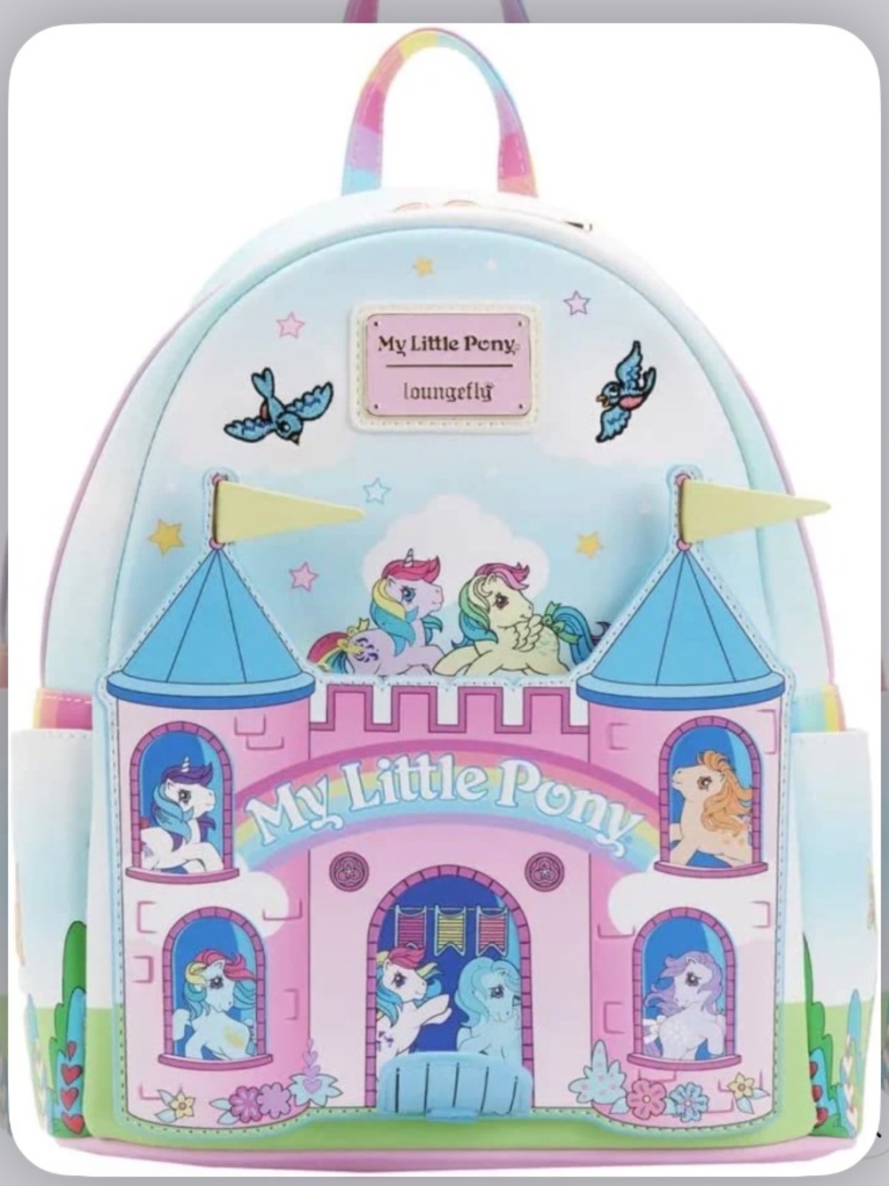 Loungefly Hasbro My Little Pony Castle Mini Backpack NWT